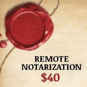 Remote Notarization Service